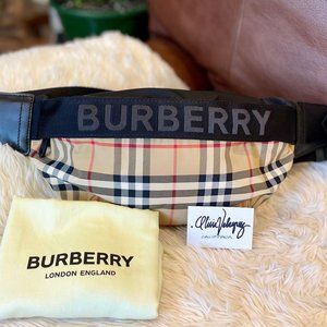 Vintage Burberry Nova Check Bum bag